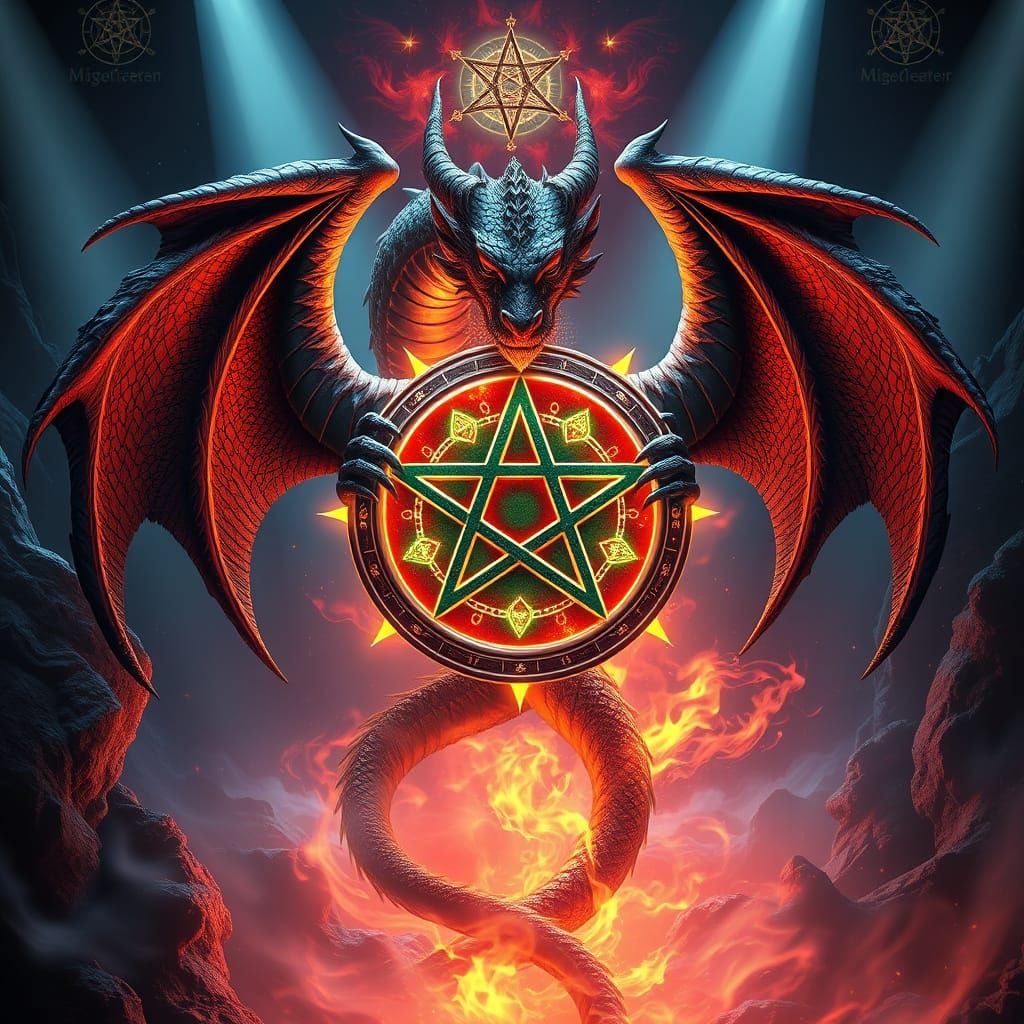 Mystical Wiccan Sanctuary in Ethereal Splendor