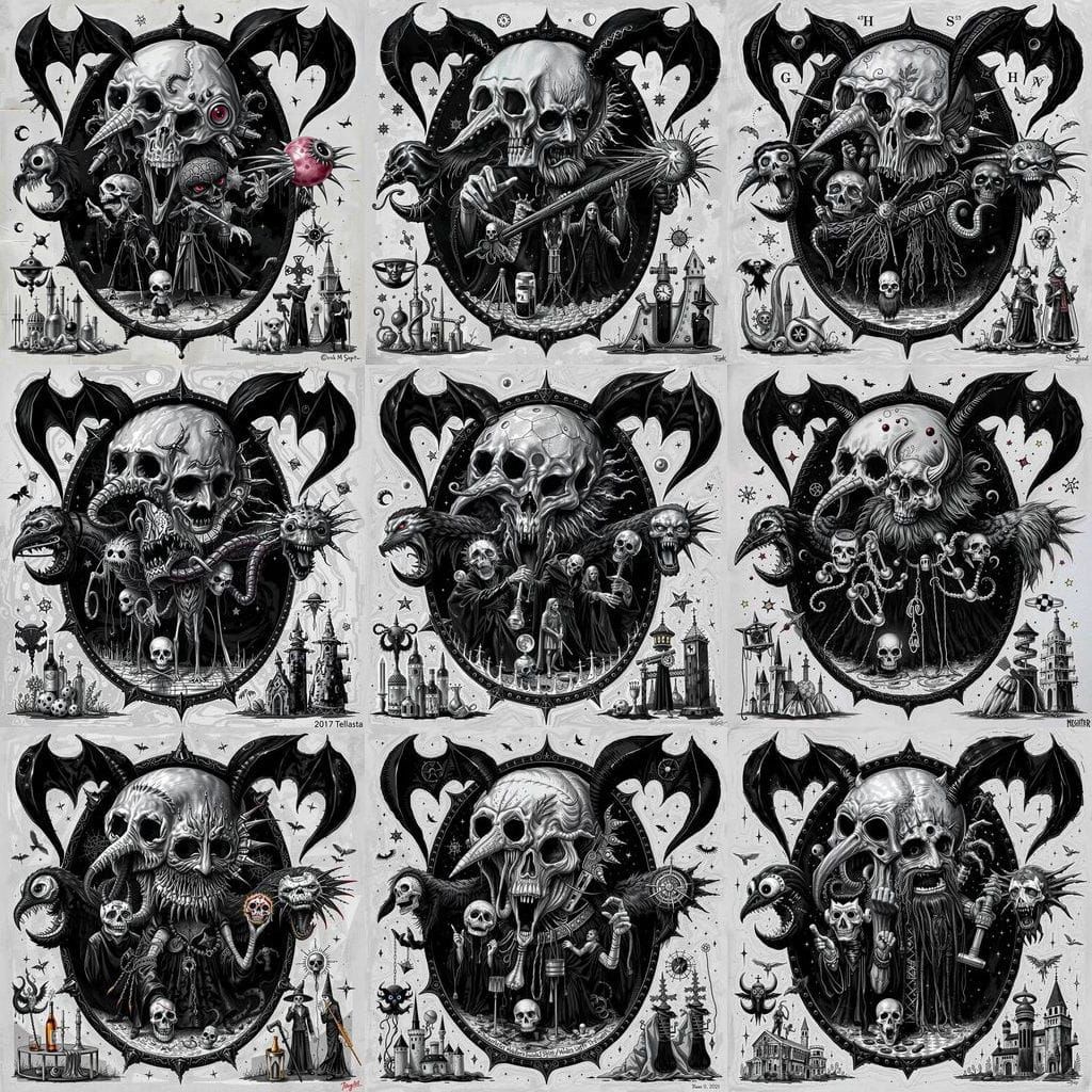 Ethereal Horror Alchemist Confronts Dark Mysticism