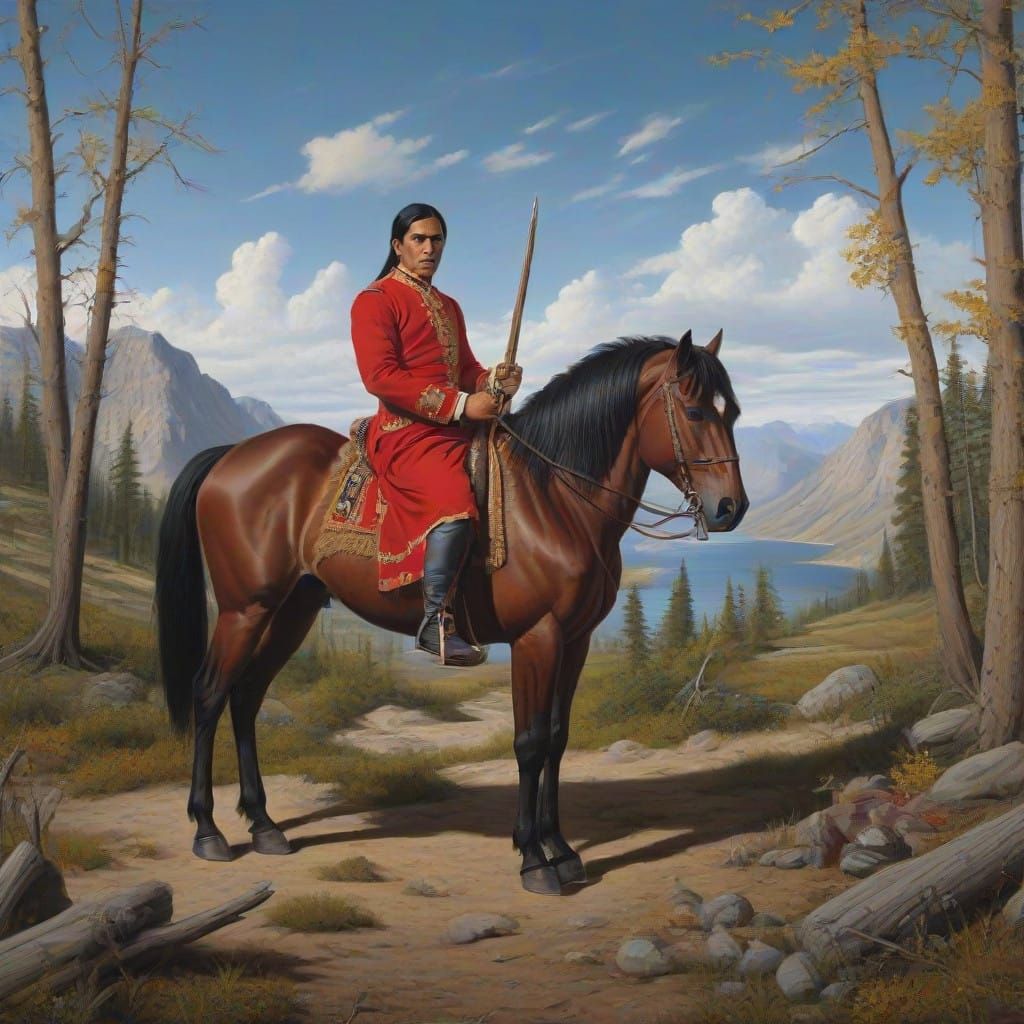 Grimdark Landscape in Dark Fantasy Style