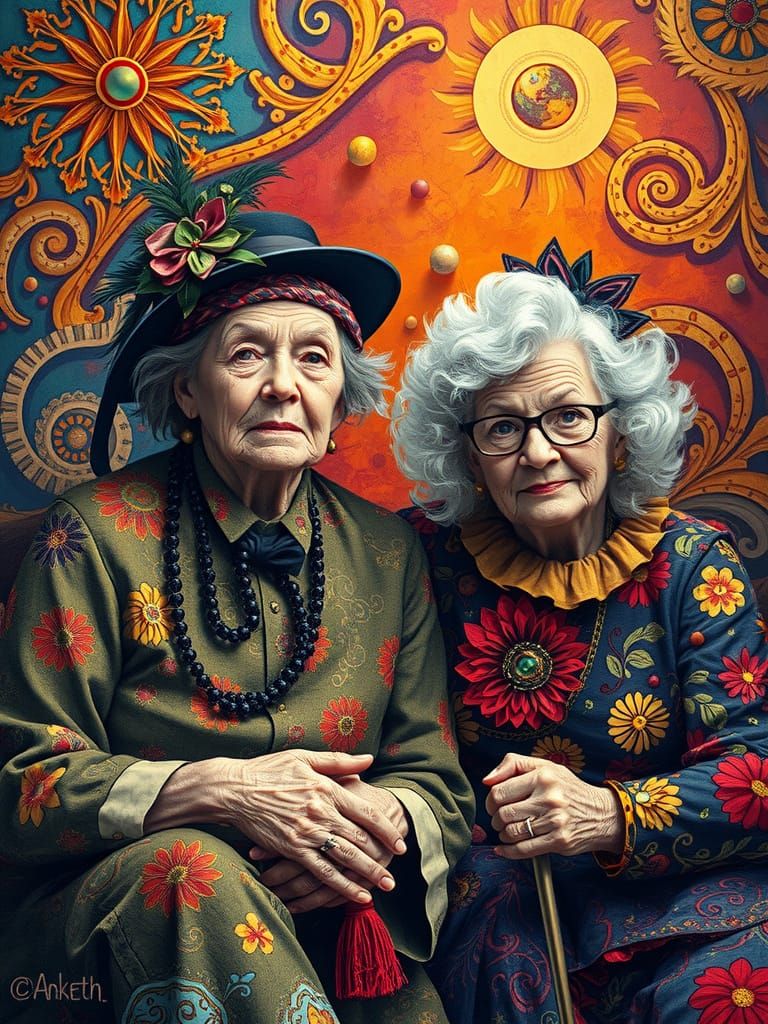 Eclectic Grandmothers in Fairy Tale Style