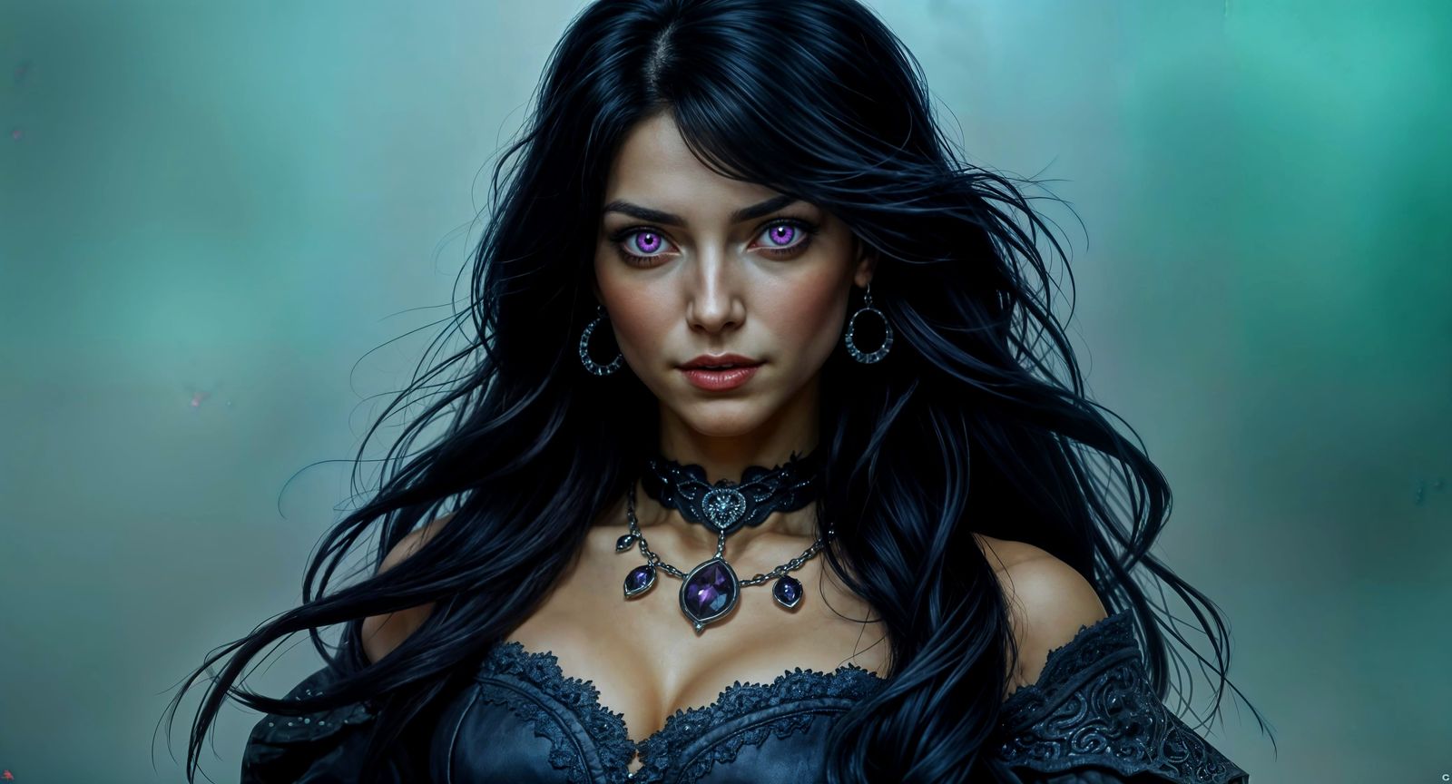 Yennefer Reimagined: High-Resolution Fantasy Portrait