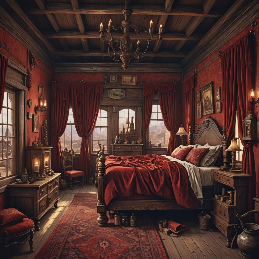 Elegant Room in the Old West