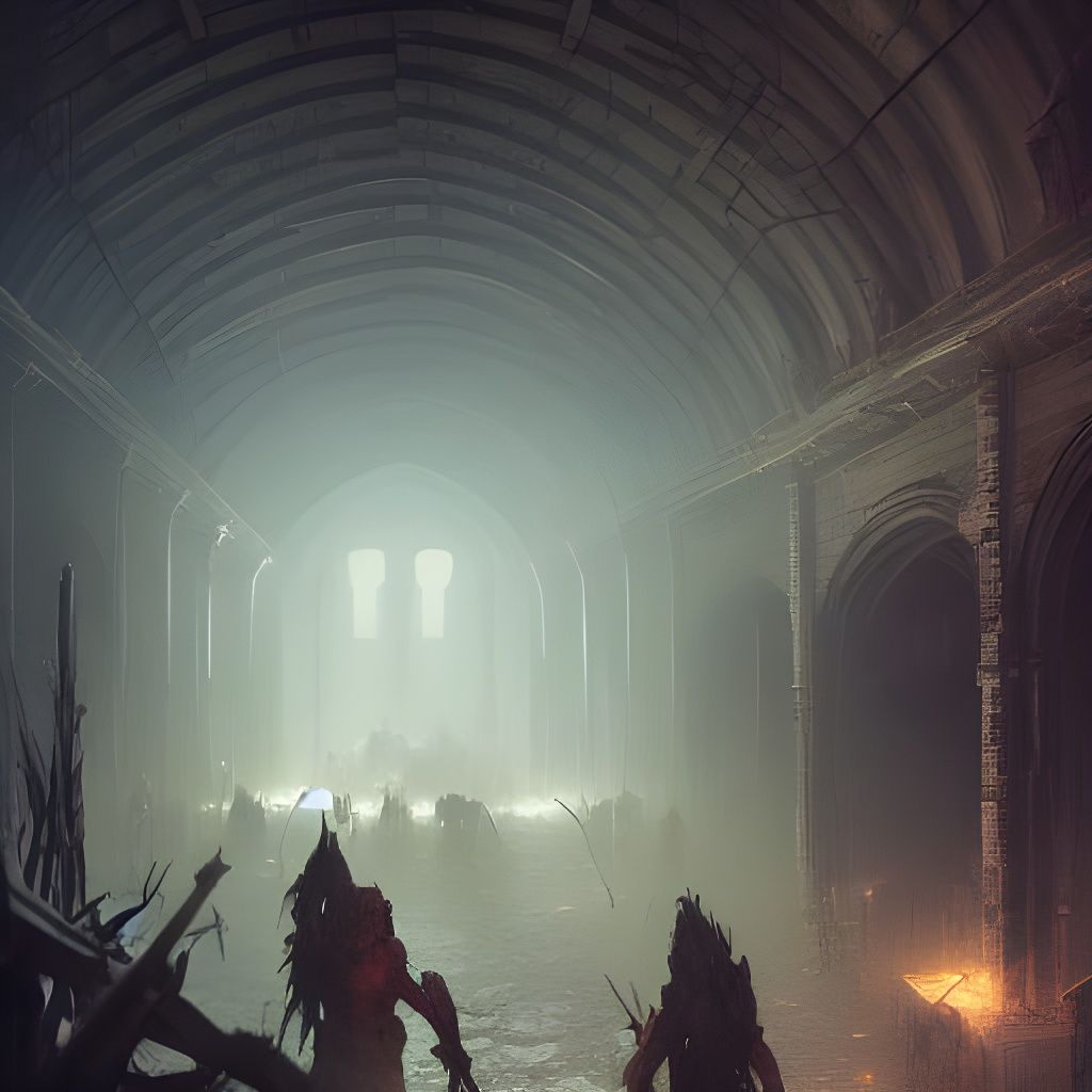 Dark Fantasy Dungeon of Reanimated Corpses