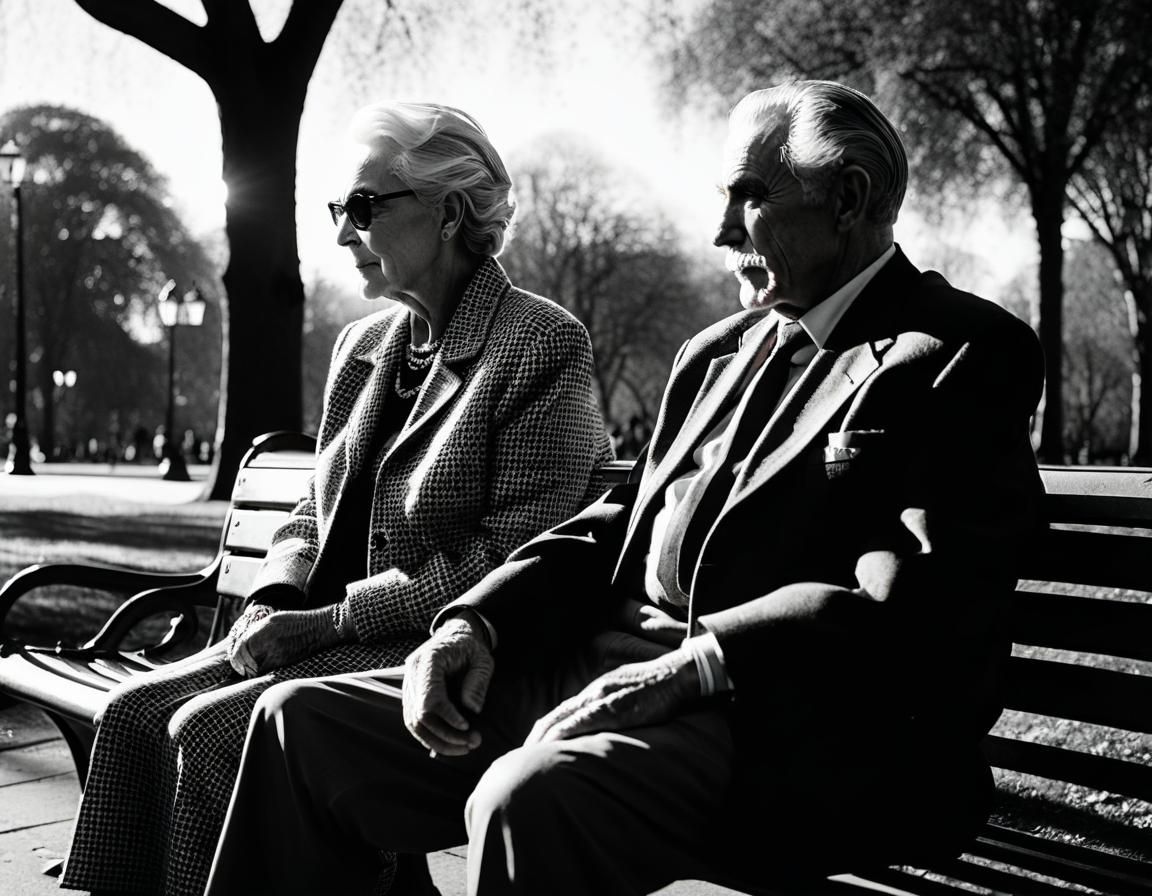 Elderly Couple Portrait in Petersen Style