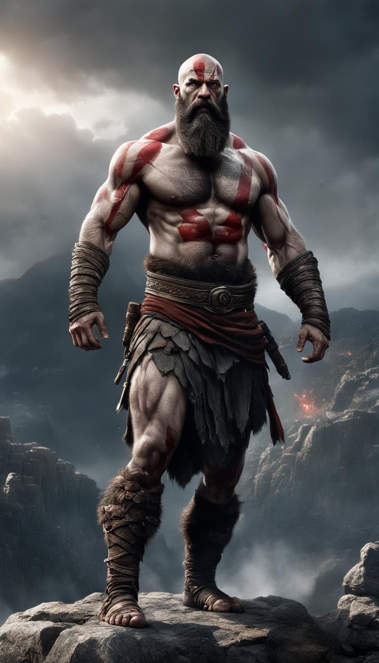 Kratos: God of War Digital Matte Painting