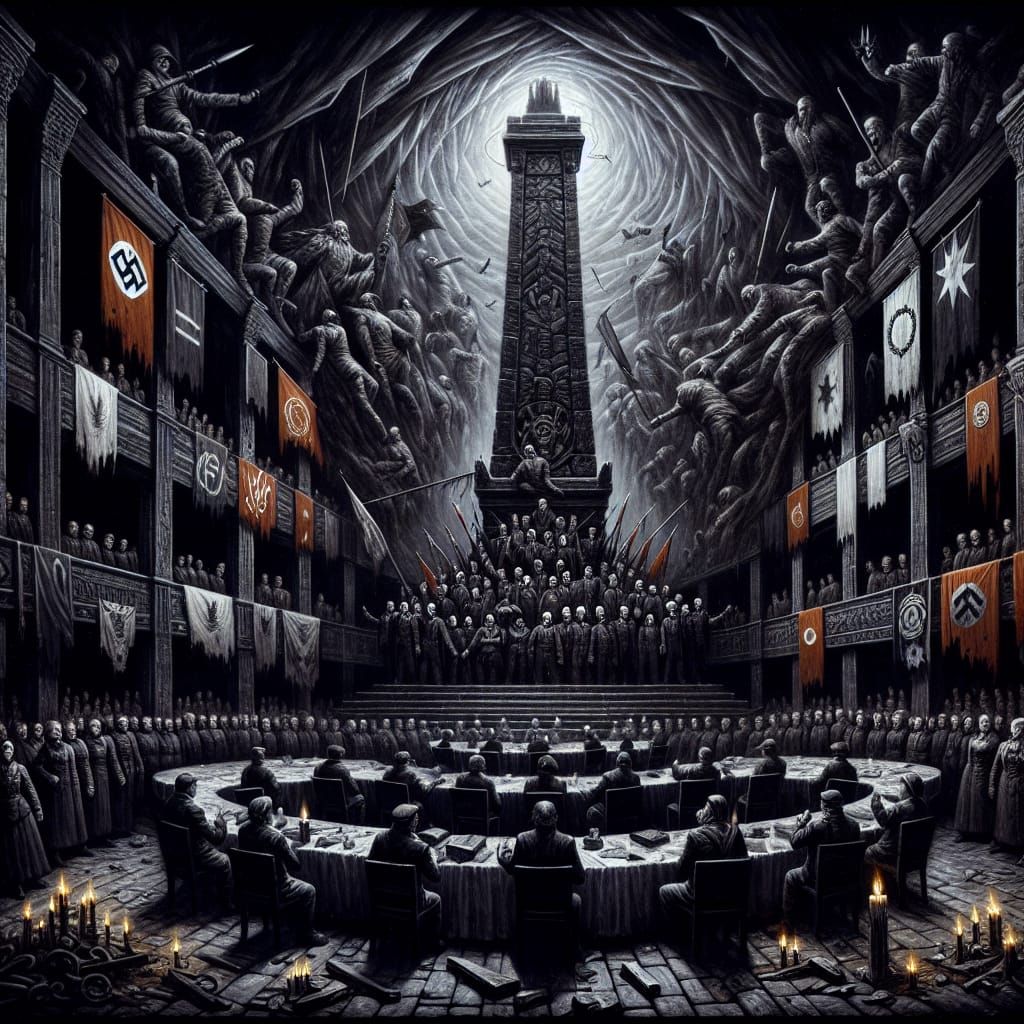 Gloomy Meeting Hall: A Monument to Nationalism