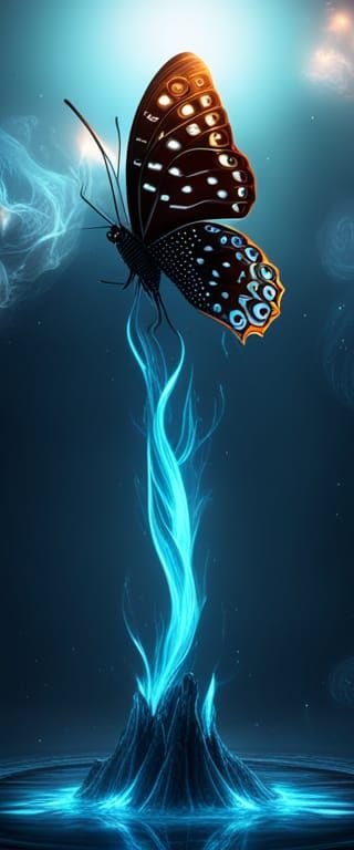 Cosmic Butterfly Concept Art in 8K Resolution