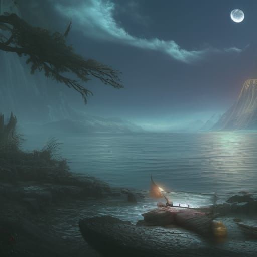 Keyboard, Mouse, and Moon: Fantasy Concept Art
