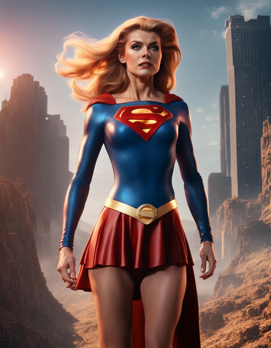 Ann-Margret as Supergirl: Fantasy Concept Art