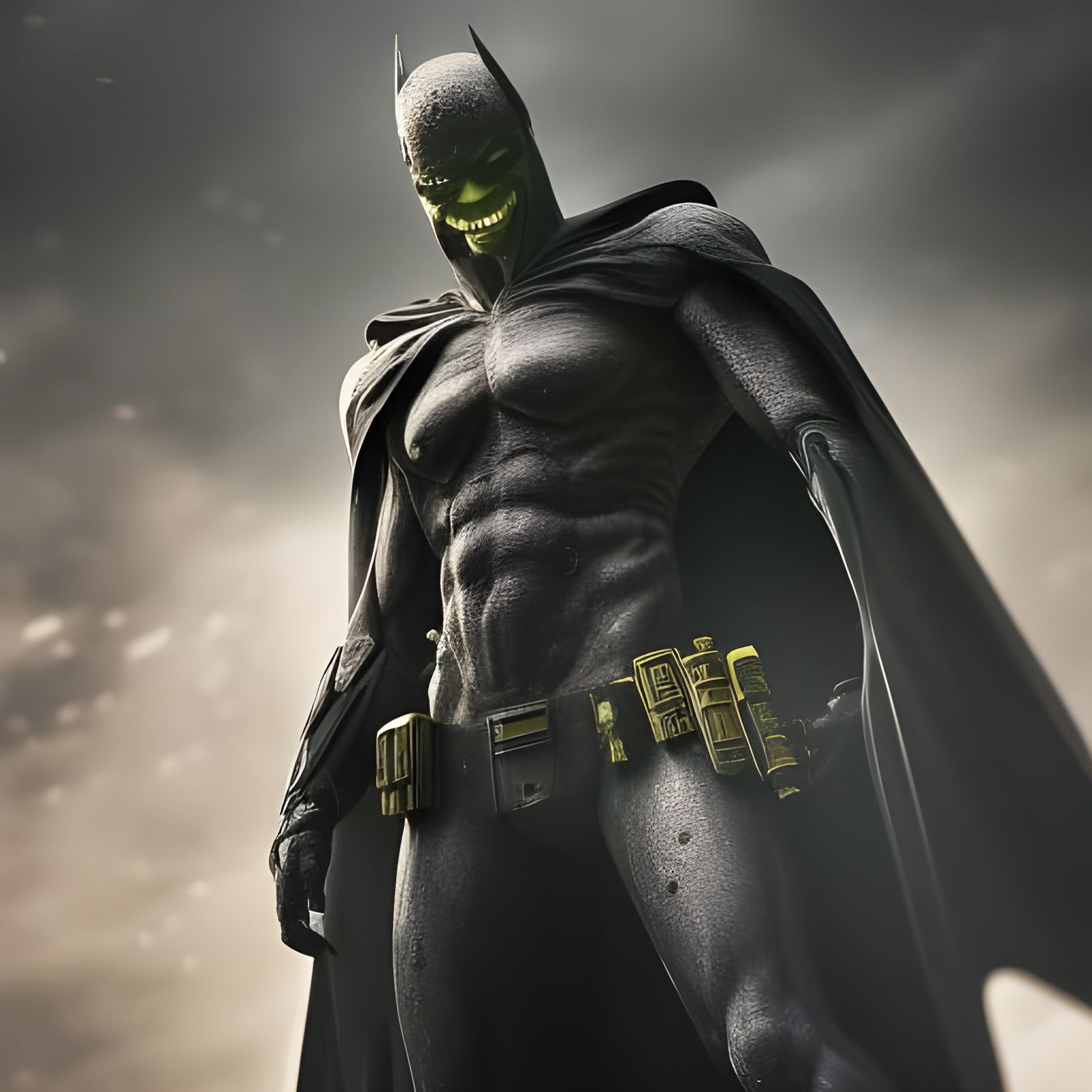 Michael Keaton Batman: Detailed Cinematic Portrait
