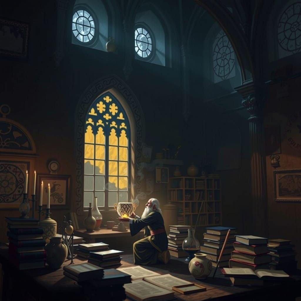 Ancient Alchemist Discovers Philosopher's Stone in Mystical ...