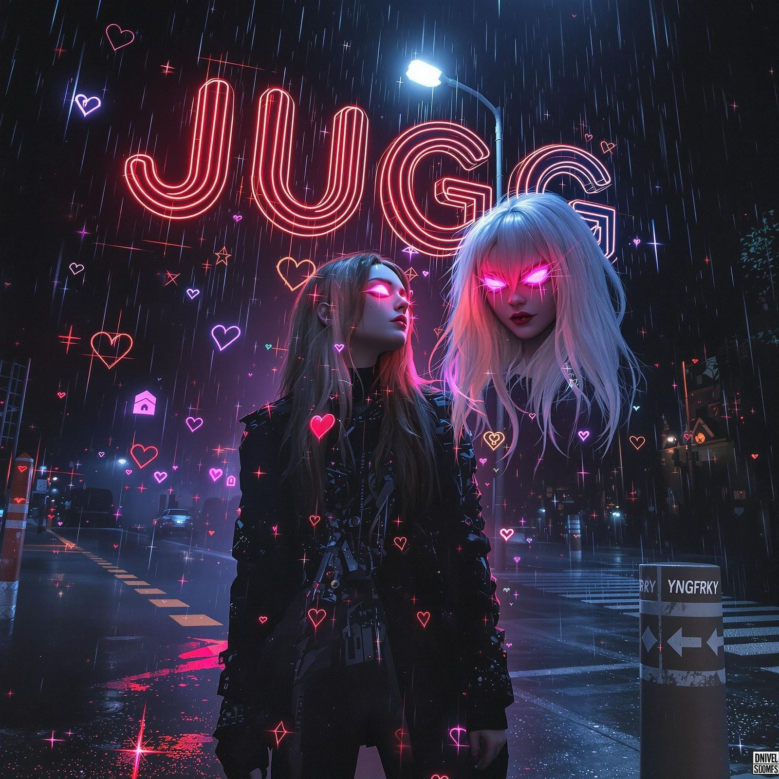 Kebby Album Cover: Cybermyth and Glitch Art