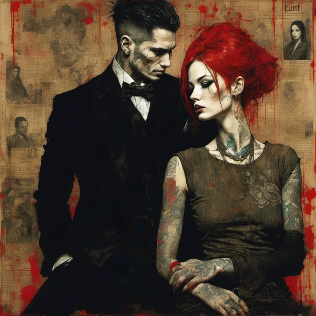 Passionate Office Affair Inspired by Klimt