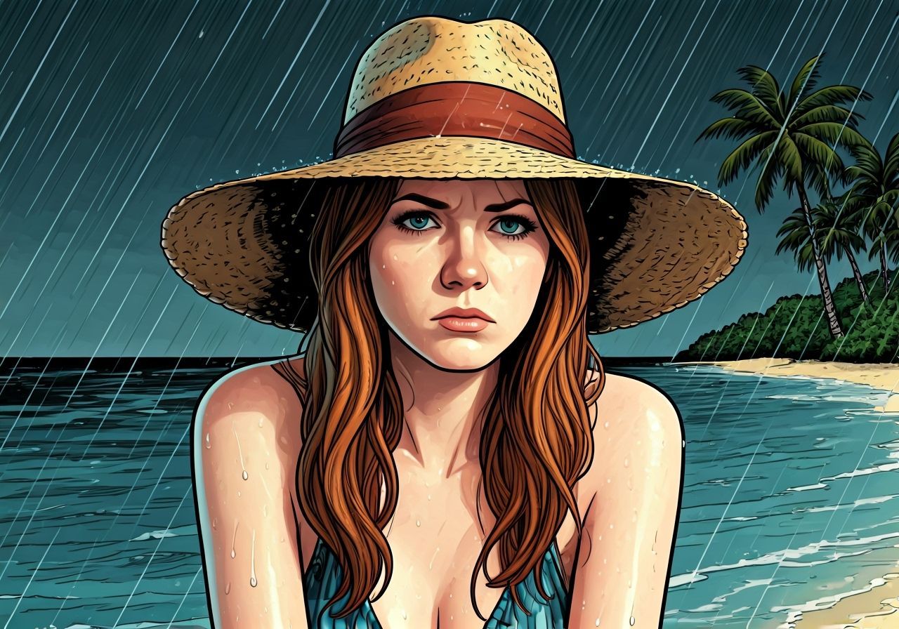 Karen Gillan as Amy Pond in Graphic Novel Style