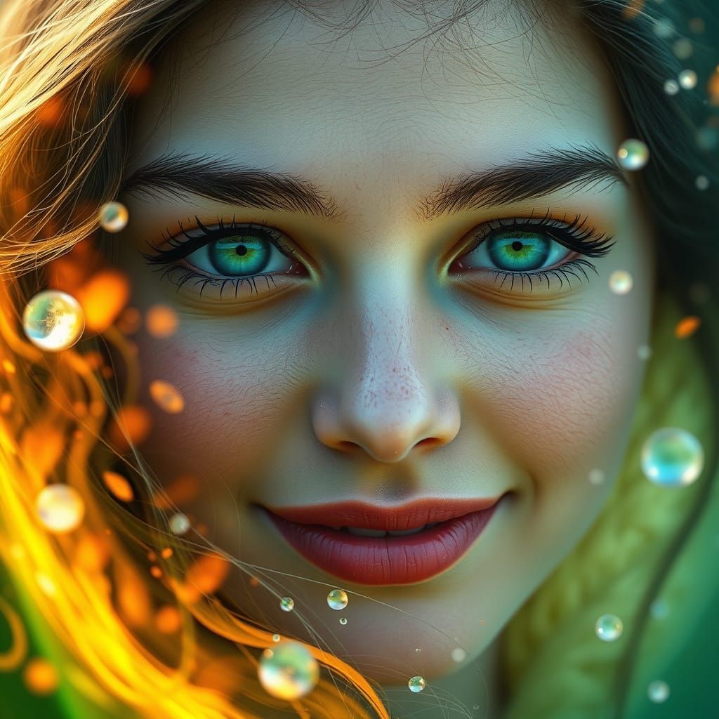 Green Eyed Girl in Jim Burns Concept Art