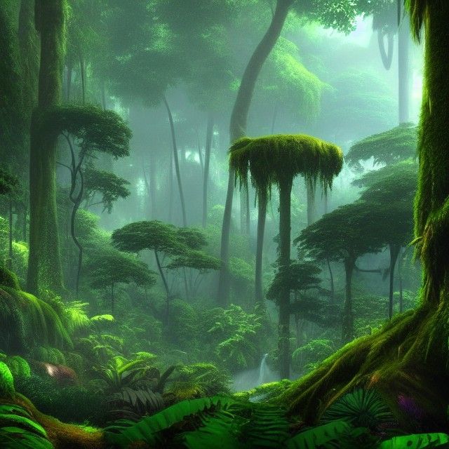 Lush Giant Rainforest Jungle in Unreal Engine