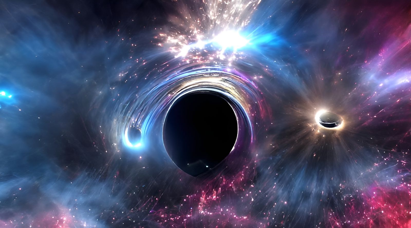 Black Hole Warping Light and Space