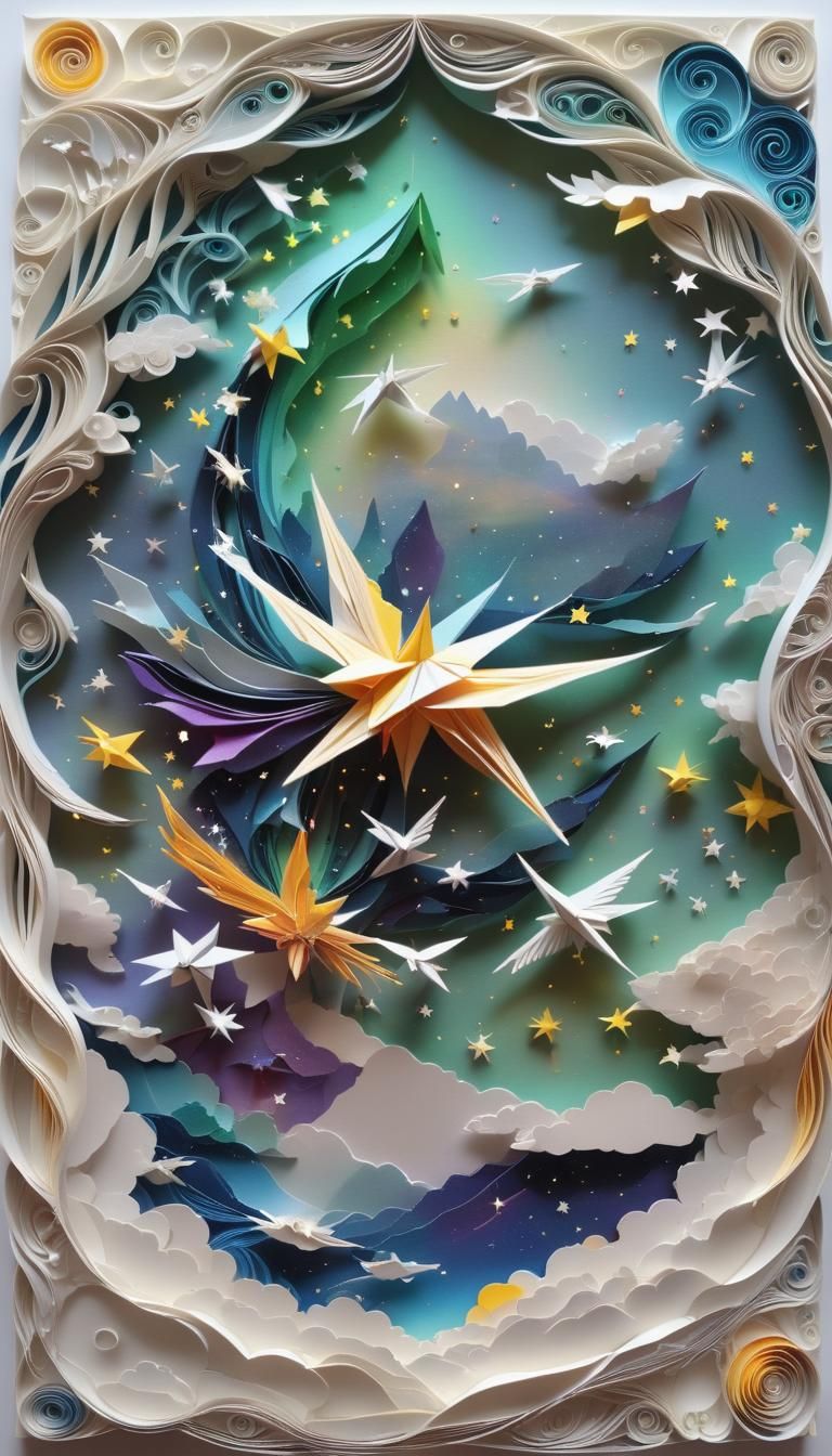 Celestial Window: Kirigami in the Astral Plane