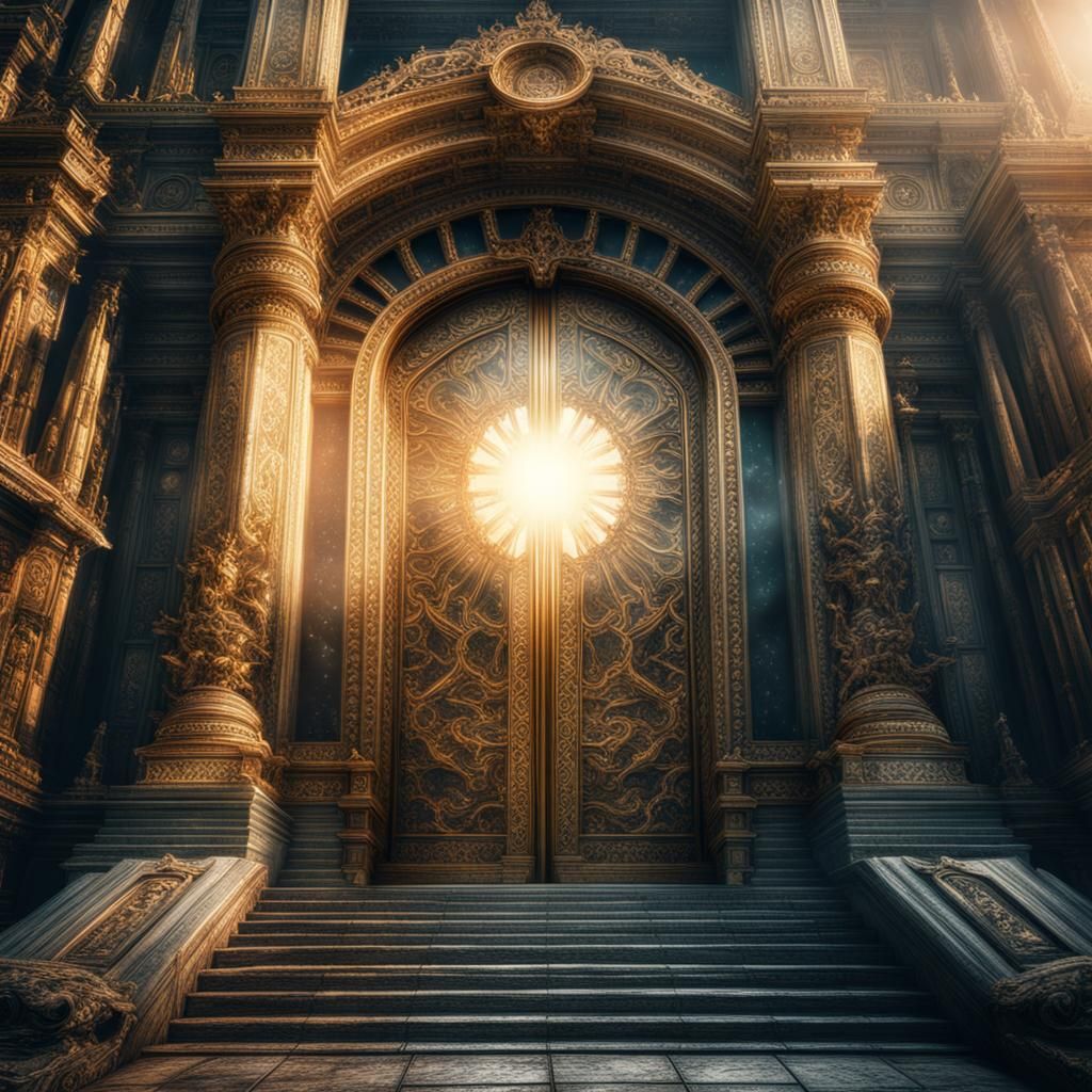 Heaven's Door: Epic Digital Matte Painting