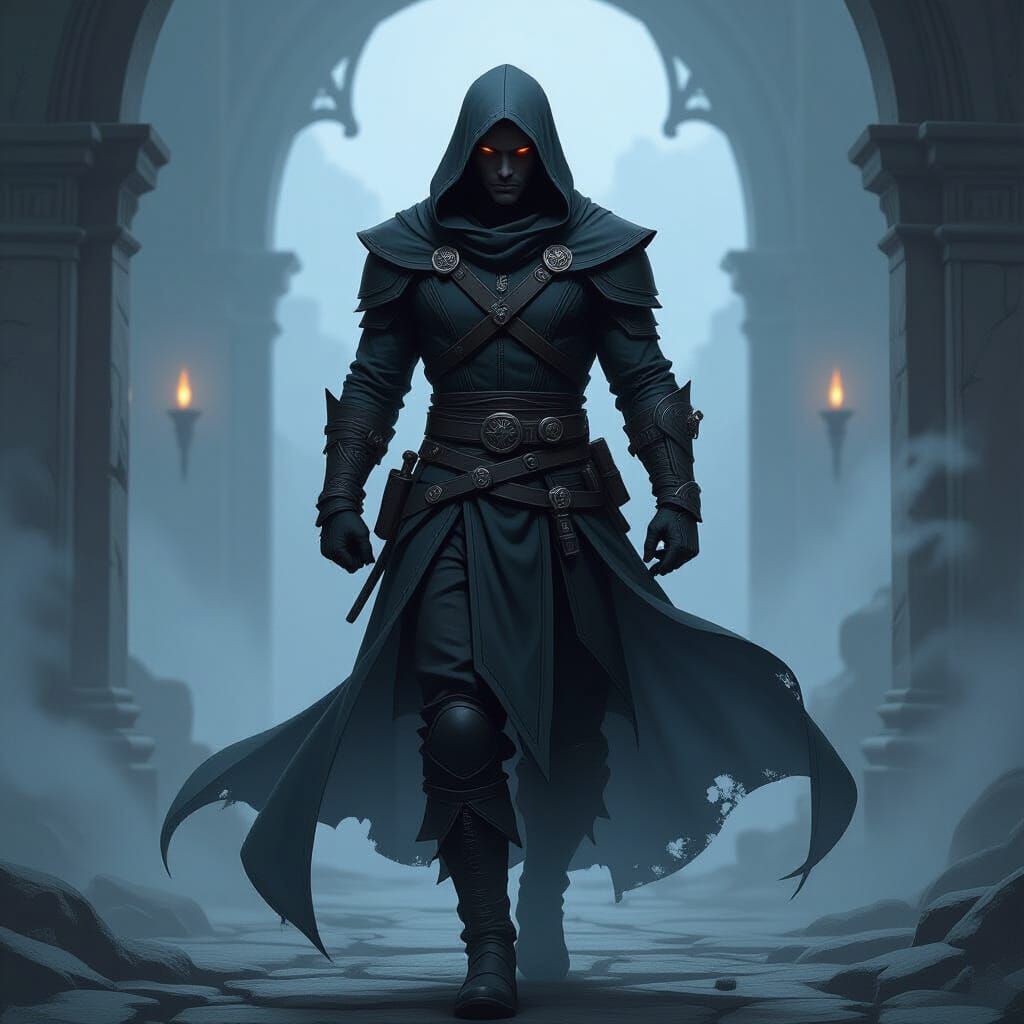 Dargor, a drow rogue/shadowdancer