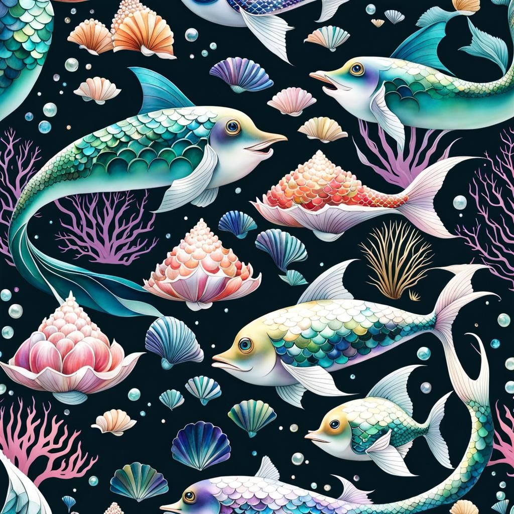 Mermaid-Inspired Fashion Collection