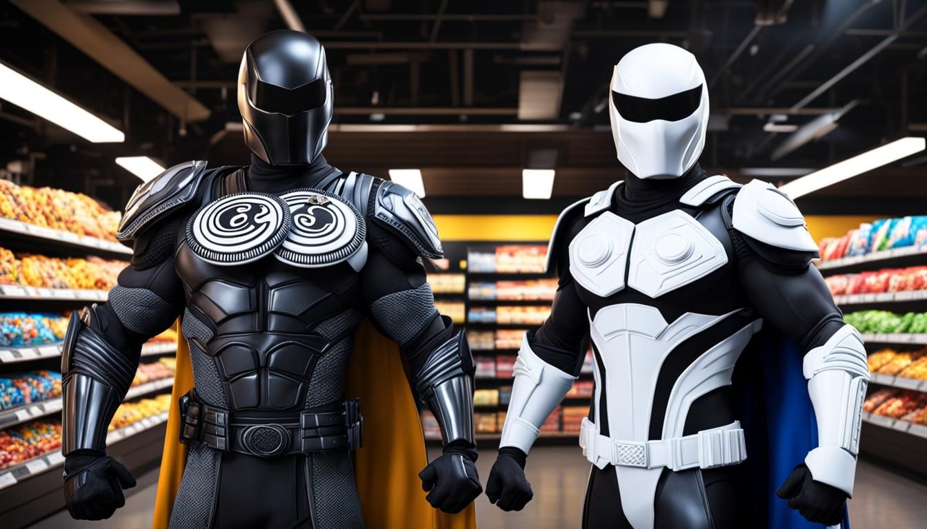Oreo Cookies Become Superheroes in 3D Render