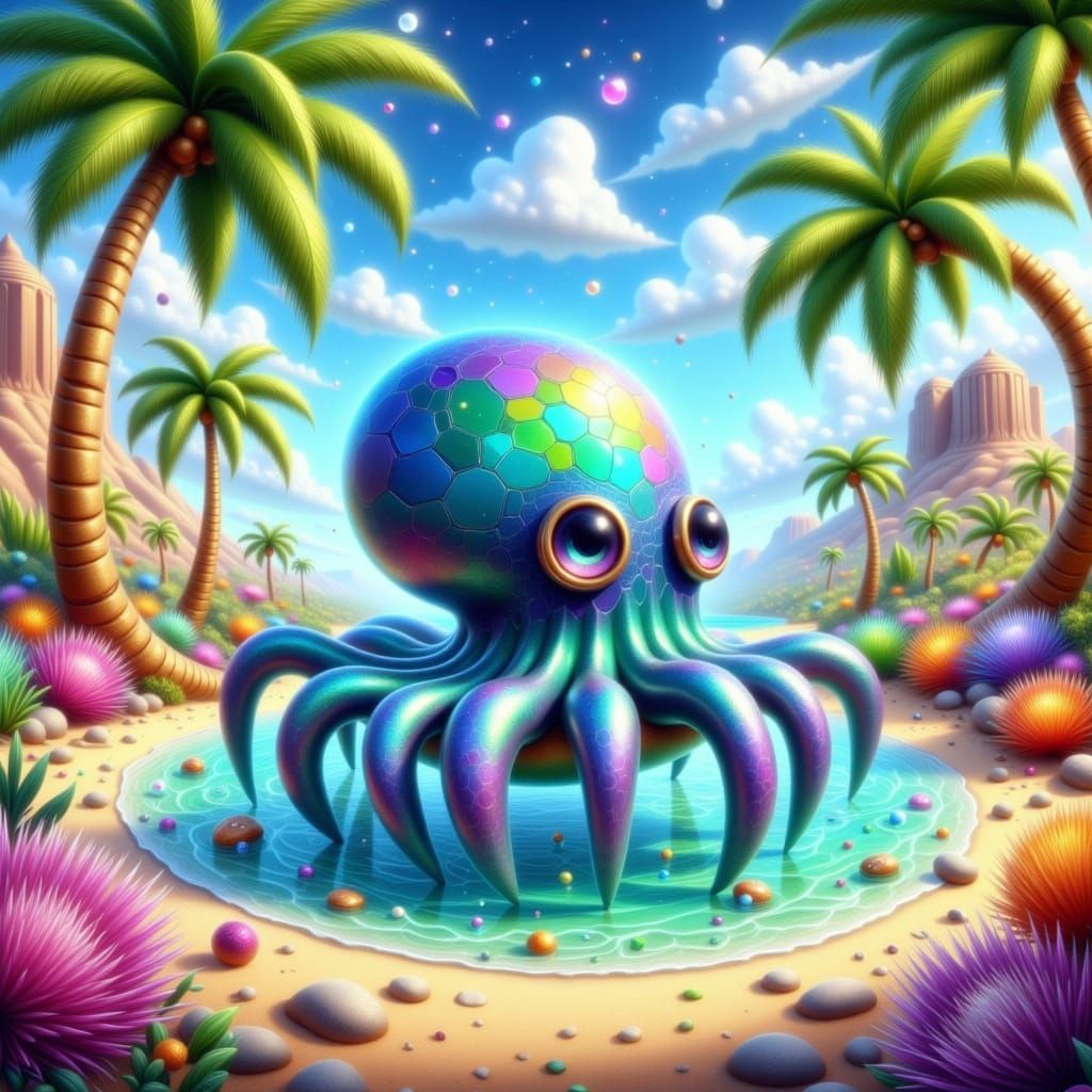 Baby Squishy Toes The Spider-Octopi Play in Vibrant Magical ...