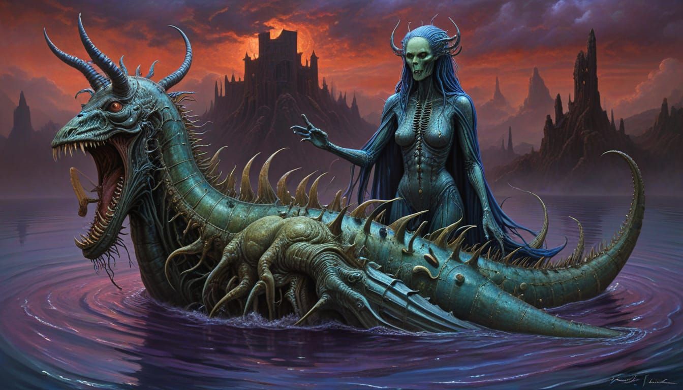 Paradoxical Realities Surreal Fantasy Scene