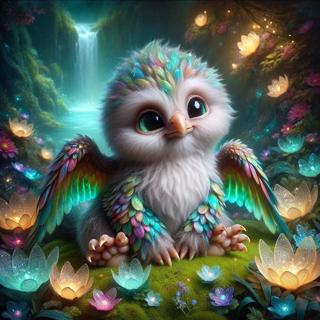 Fluffy Baby Gryphon