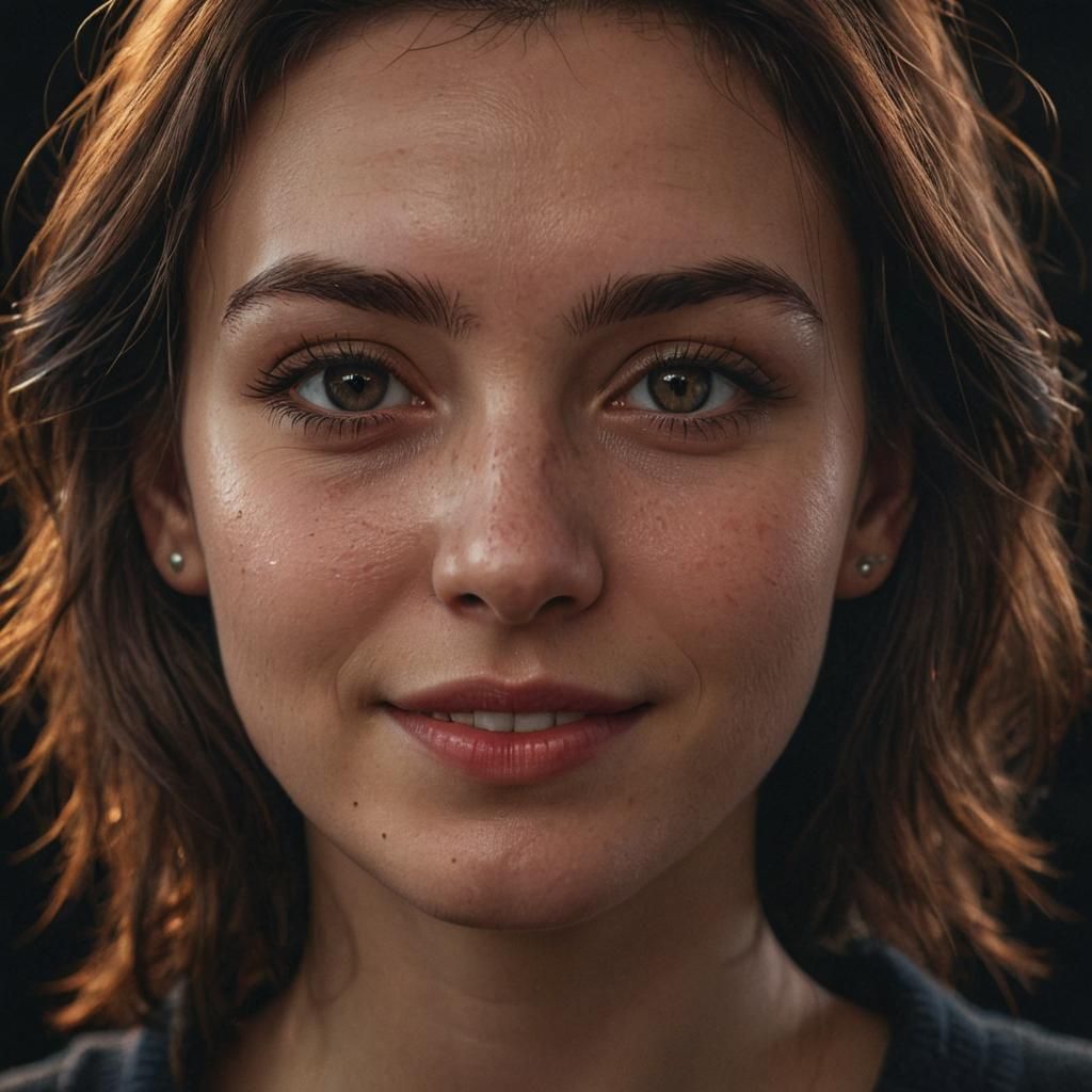 Hyperrealistic Portrait with Cinematic Lighting and Detail