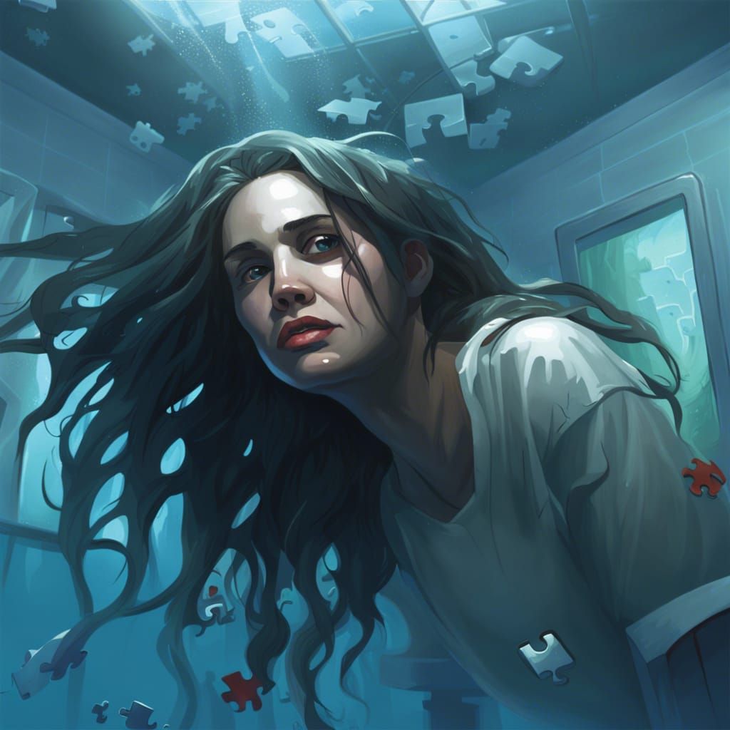 Sinister Underwater Hospital Room Puzzle