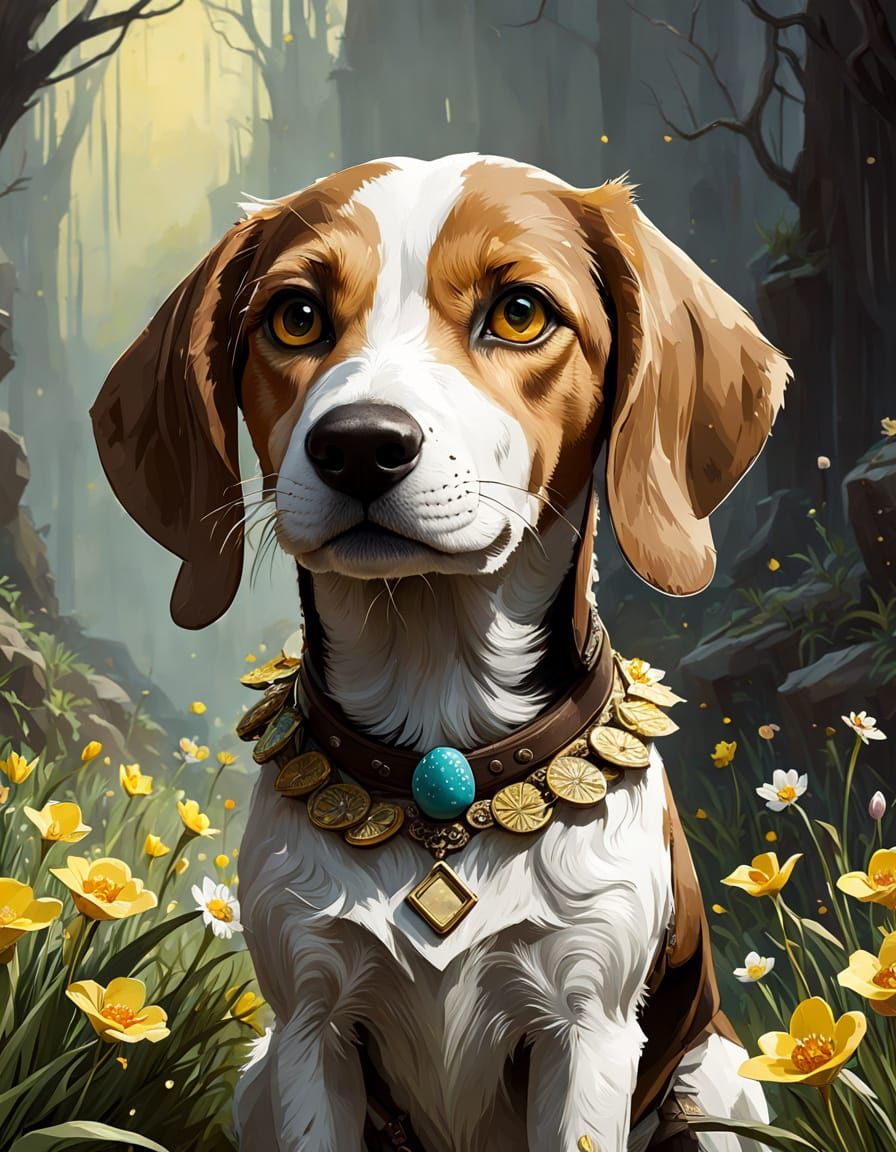 Easter Foxhound in Buttermilk Yellow