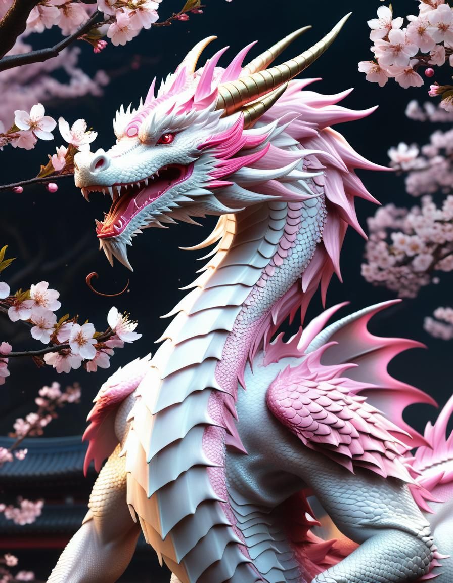 Cherry Blossom Dragon