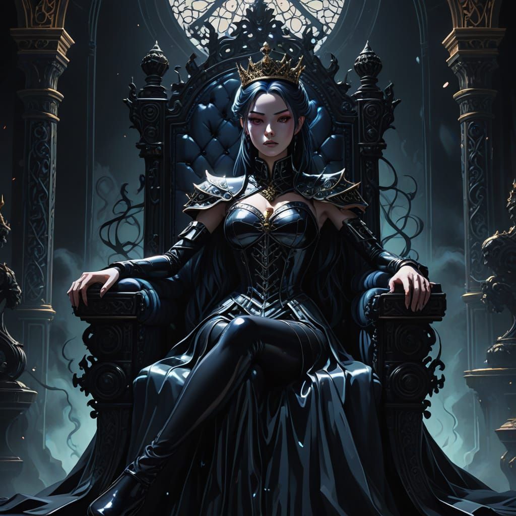 Evil Latex Princess Reigns Supreme