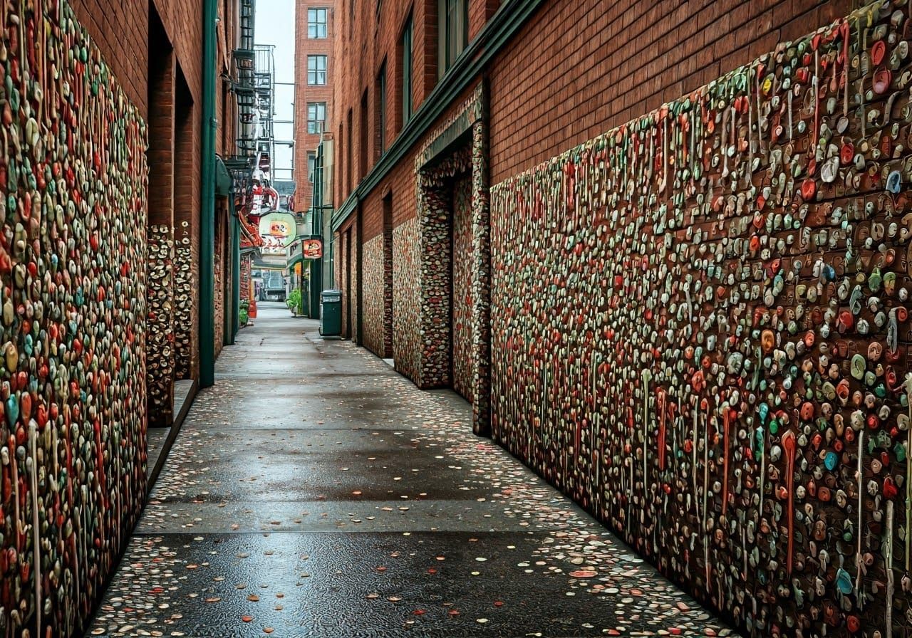 Seattle's Quirky Gum Wall in Post Alley
