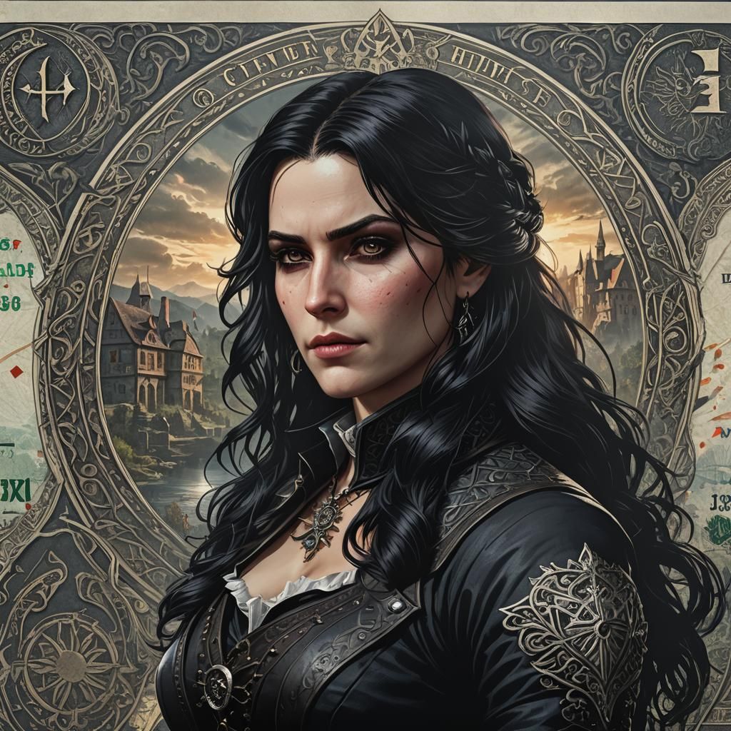 Yennefer of Vengerberg: Fantasy Concept Art