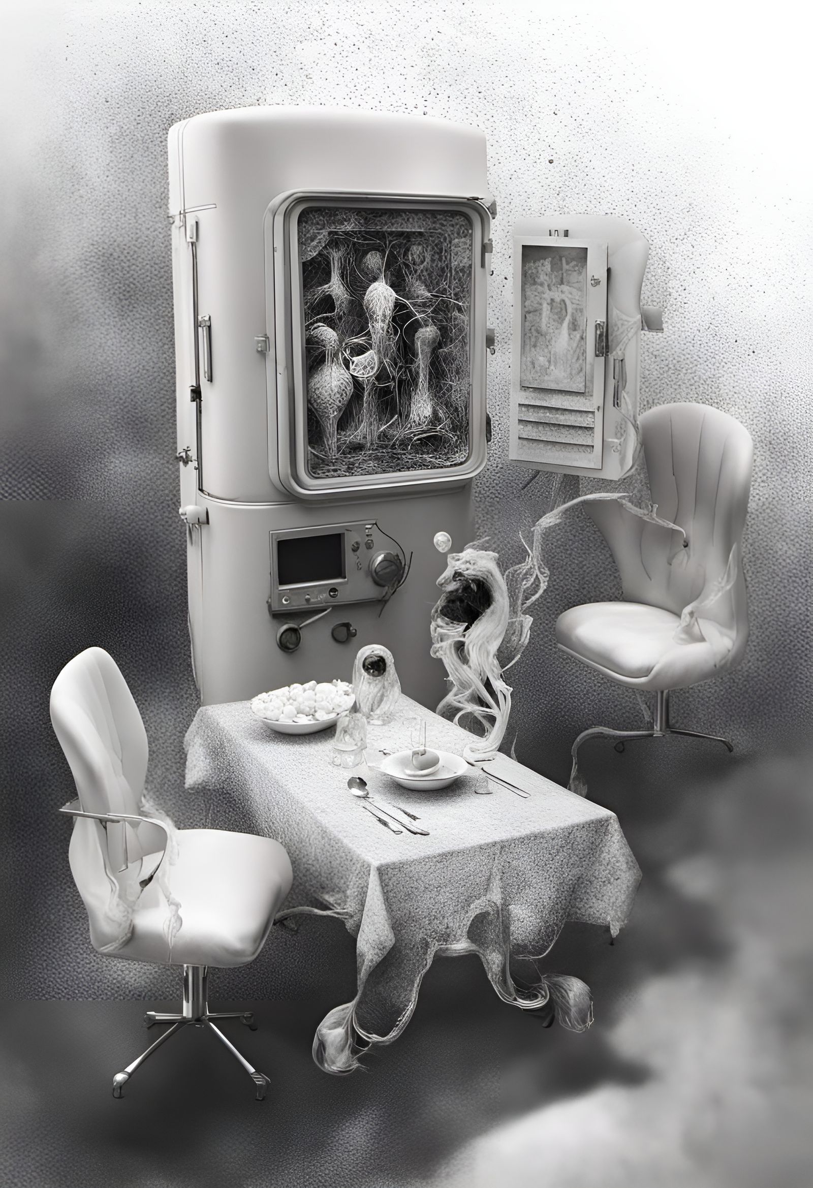 Magical Biological Forms with Dreamy Particles