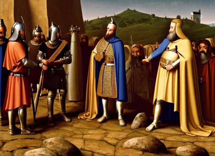 Richard the Lionheart and Saladin Truce