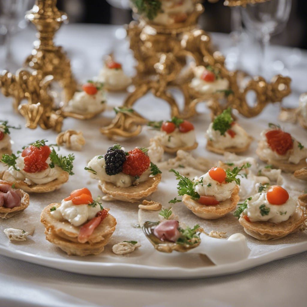 Rococo Style Hors D'oeuvres Digital Art