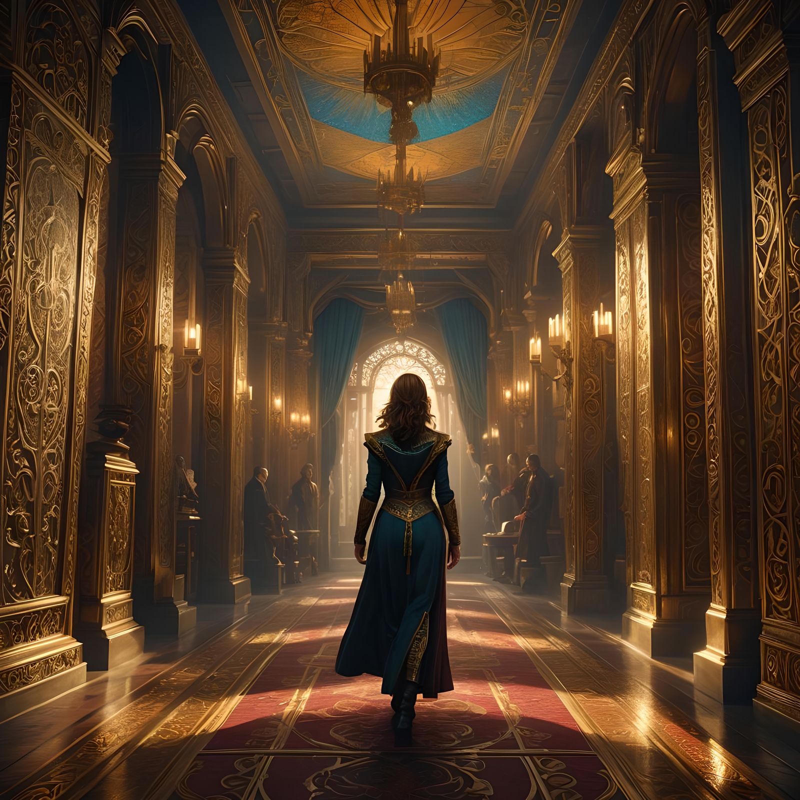 Julia Roberts in a Basic Room: Digital Matte Painting