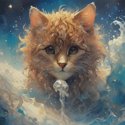 Classical Oil Portrait of a Serene Woman in Dramatic Light