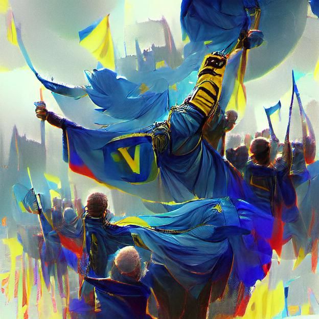 Triumph Over Tyranny: Artstation Trending Image