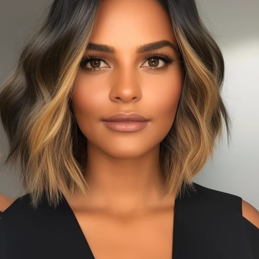 Studio Portrait of a Beautiful Woman in Soft Light