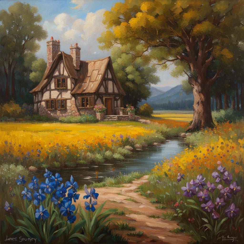 Fairycore Cottage in Enchanted English Countryside