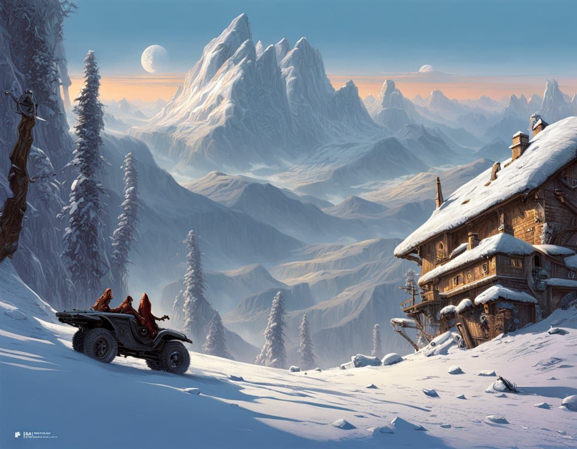 Epic Sci-Fi Landscape by Influential Artists