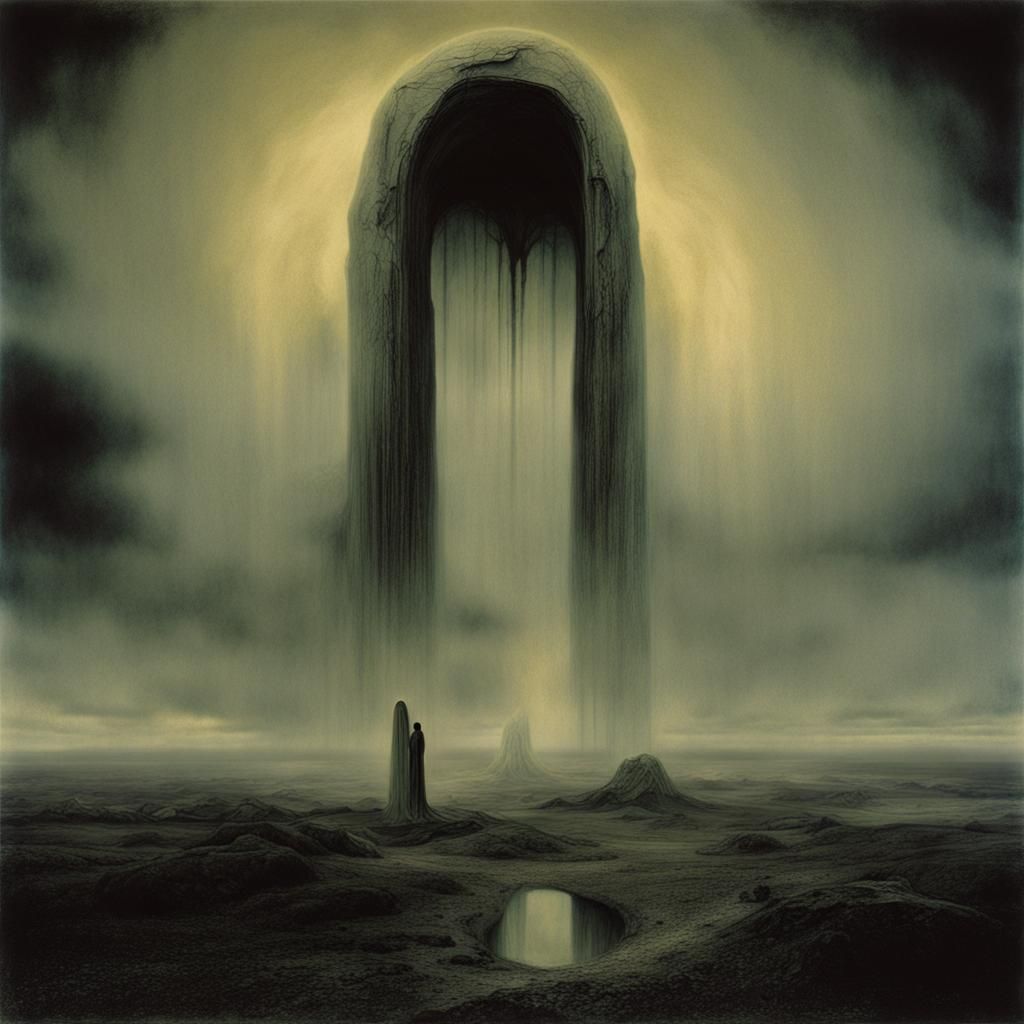 Surreal Grimdark Shadow Realm Dreamscape