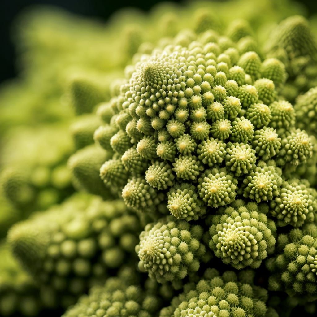 Romanesco Broccoli Reveals Hypnotic Fractal Patterns