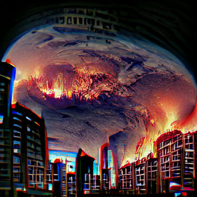 Apocalyptic City Ruins: End of the World