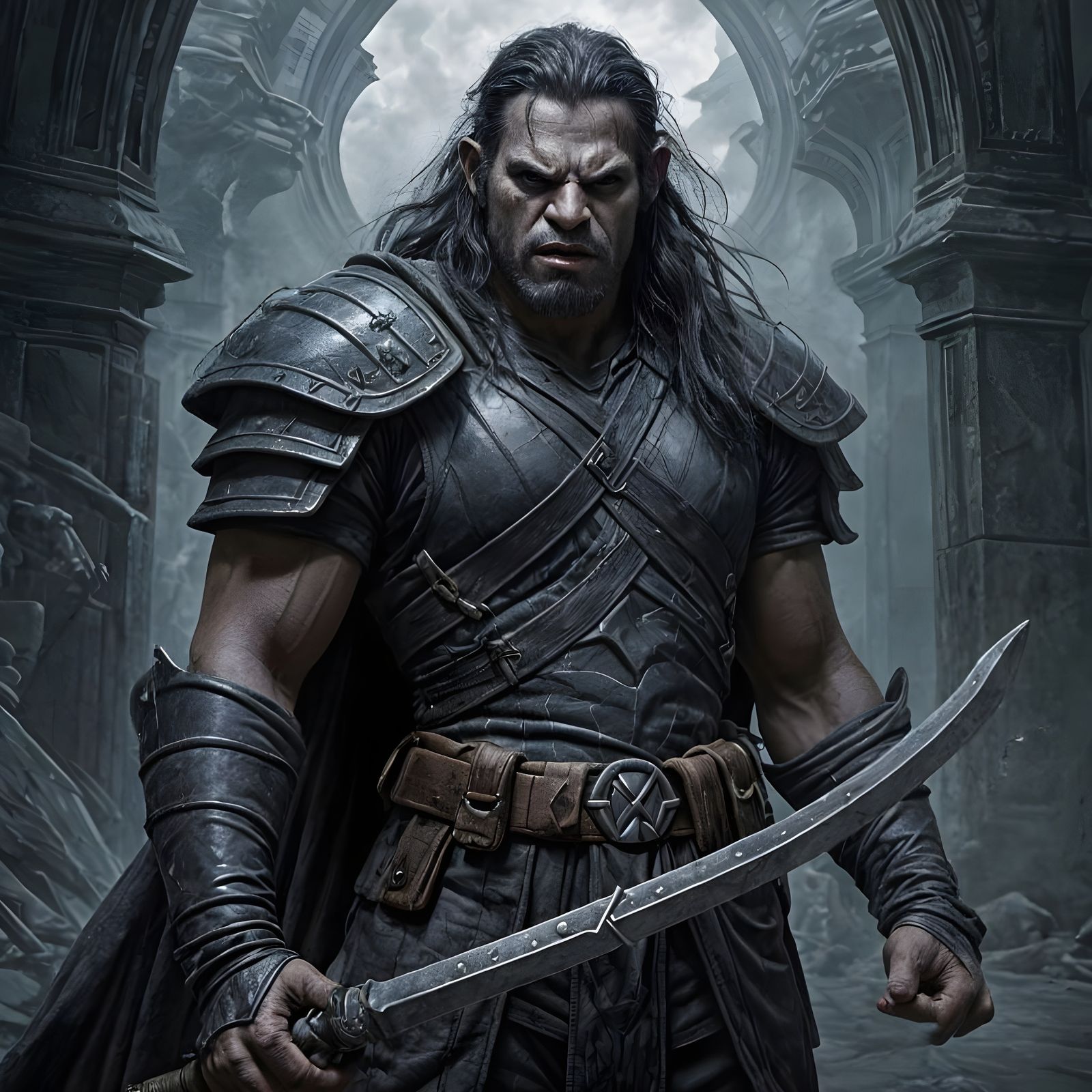 Orcish Warrior with Dark Vigilance