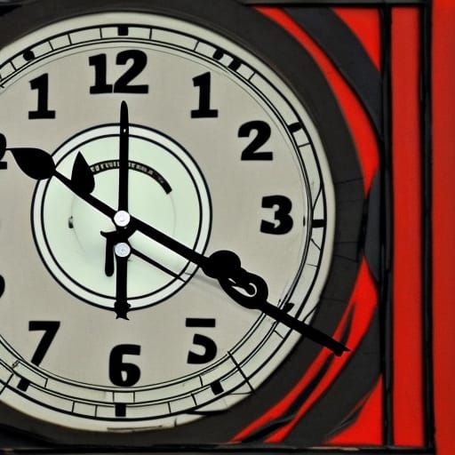 Futuristic Clockwork Man Sculpture in Motion